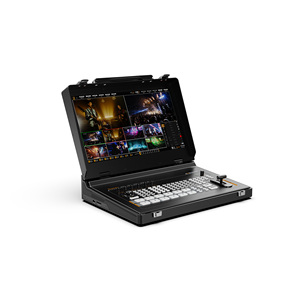 Commutateur vidéo portable 17,<span class=keywords><strong>3</strong></span> pouces 6CH SDI HDMI 4K60 avec capture USB-C, flux RTMP, enregistrement et contrôle PTZ - Product Image 1