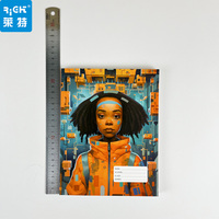 Hochwertiges Hardcover-Notizbuch mit Seyes-Linierung, Tintenbeständiges Glattes Papier für Büroarbeit, Tägliche Notizen & Dokumentenschreiben
