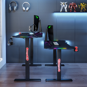 Hot Bán Phổ Biến Z Hình Ánh Sáng Chơi Game Bàn RGB Máy Tính Bàn E-Thể Thao Bảng PC Bàn - Product Image 6
