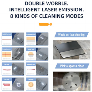 Machine de nettoyage au laser pulsé à fibre de 100W 200W 300W pour le retrait de la peinture, de la rouille, du revêtement sur le bois, la brique, les murs en pierre, le métal - Product Image 5