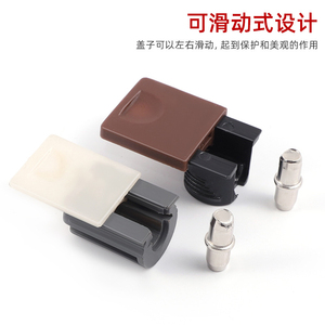 Wardrobe Shelf Support <b>Brackets</b> No-Drill Plastic Wooden Fixed/Movable Cabinets Bookcase Furniture Connectors & Shelf Supports - Product Image 2