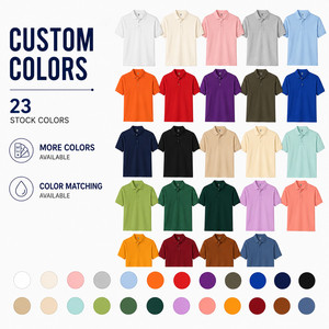 Camiseta Polo de Rendimiento Unisex con Logotipo Personalizado, 23 Colores, Transpirable, Suave, Informal de Negocios, Uniforme de Golf para Equipos, Venta al por Mayor, Tallas S-4XL - Product Image 3