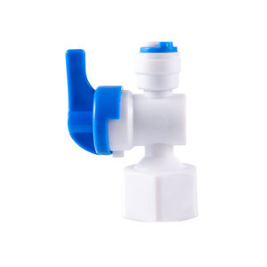 Water Purifier System Valve for Aquarium Purifier 1/2 Female Thread to 6<strong>.</strong>35mm Ball Valve Quick Push in Connect Valve - Product Image 6