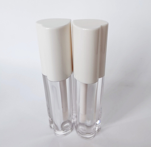 2024 nueva forma de corazón vacío gran varita Celar <span class=keywords><strong>Liptint</strong></span> Lipgloss contenedor tubos 5ml embalaje cosmético tubos de brillo de labios - Product Image 2