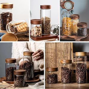 YOLOWE HOME 16ozキッチン収納ガラス気密瓶ねじ付きふた付きBPAフリー & フリーザー安全ルーズリーフティーオーガナイザー - Product Image 6
