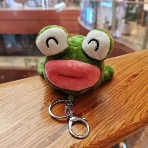 New Style <b>Stuffed</b> Plush Bag Pendant Grab Machine Doll Frog Keychain Pendant Cartoon Fragrance Frog Doll Plush Pendant <b>Toys</b> - Product Image 1