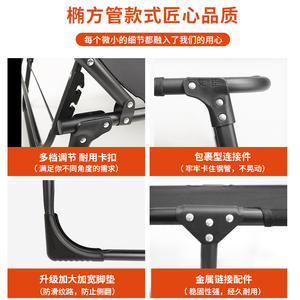 Lit pliant avec cadre en acier, tissu Oxford, design minimaliste, pliable pour la maison, le bureau, l'extérieur, pour enfants et adultes - Product Image 4