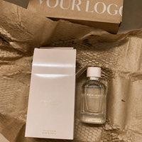 Parfum pour femme Soft Floral Musk, flacon transparent beige doux, 100 ml, OEM, marque privée, parfum longue durée, spray