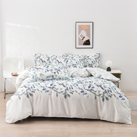 Vente en gros de draps de lit literie impression 3D ensemble de housse de couette ensembles de lit de luxe botaniques