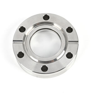高真空 CF サイトグラス ビューポート SS304/SS316L ステンレス鋼 OEM ODM フランジ継手 ホウケイ酸ガラス付き CF16-CF350 - Product Image 1