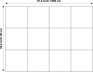 Lot de 12 panneaux muraux en feutre noir modernes pour le bureau à domicile, grands, imperméables, alternative au <span class=keywords><strong>tableau</strong></span> en liège, adhésifs amovibles sécurisés - Product Image 2