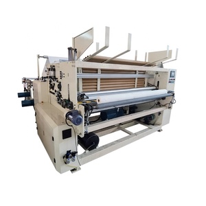 Rollo de papel higiénico pequeño automático de alta velocidad que hace la máquina - Product Image 1