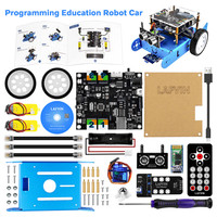 Kit de coche Robot Educativo programable LAFVIN IBOT para programación gráfica con Manual de usuario para Arduino