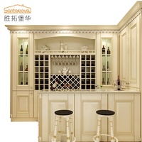 Meuble bar à vin en bois de luxe, design antique pour la maison