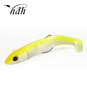 Offre Spéciale 7g/12g/25g/40g/60g/90g/120g tête de plomb doux méné appât crochet de pêche doux noir méné leurre pour la pêche au brochet bar - Product Image 1