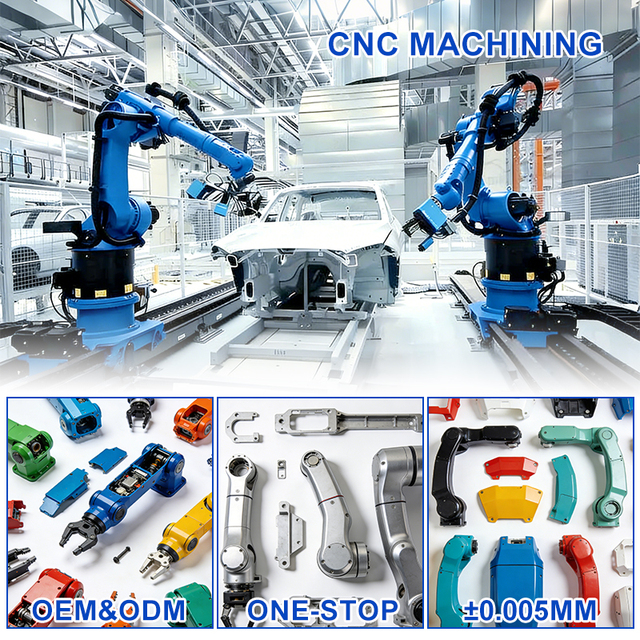 Heavy Duty Industrial Robot Arm Castings CNC Machining Steel Aluminum Alloy Robot Base Upper Arm Components for Foundry Welding