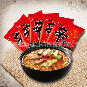 Nongshi-bolsa Coreana de repollo picante <span class=keywords><strong>Ramen</strong></span>, la bolsa más vendida de China, bolsa informal, embalaje hecho a mano, fideos de cúrcuma instantáneos - Product Image 5