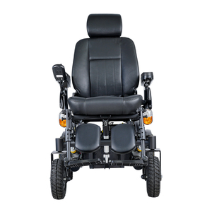 Off-Road <strong>Heavy</strong> <strong>Duty</strong> Electric <strong>Wheelchair</strong> 64Ah Portable Foldable Adjustable Backrest Height Seat All Terrain Big Wheels 13 Inch - Product Image 5