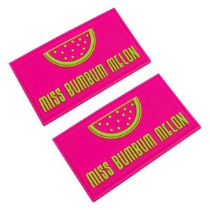 Custom Logo Embossed <b>Sew</b>-<b>On</b> PVC & Rubber <b>Patches</b> Soft 2D/3D Label for Clothing and Hats - Product Image 3