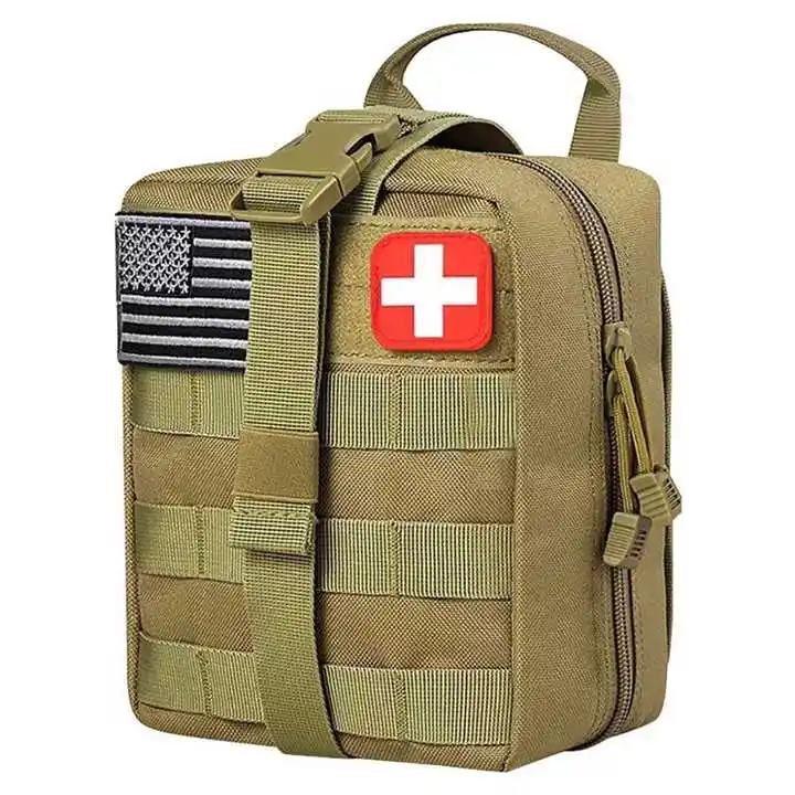 IFAK Tactical Trauma Bag Emergency Survival Kit First Aid Kit Para Outdoor, Camping, Caça, Caminhadas