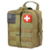 Sac tactique IFAK pour traumatismes, kit de survie d'urgence, trousse de premiers soins pour activités de plein air, camping, chasse, randonnée