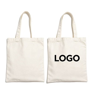 Sac fourre-tout léger en toile de coton recyclé, personnalisable avec logo, sac à main portable pour le bureau, les trajets quotidiens, mode féminine - Product Image 1