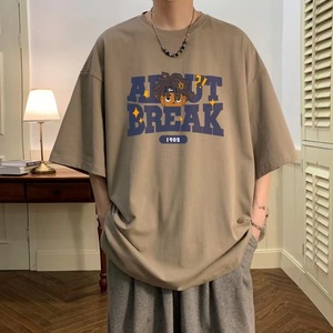 เสื้อยืด QUATU ผ้าฝ้าย 100% 270 แกรม ไซส์ US เสื้อเปล่าแบบยูนิเซ็กซ์ ปรับแต่งได้ พิมพ์ลายพัฟฟ์ หมึกพิมพ์นูน - Product Image 2