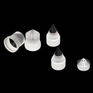 Alta calidad láser UV vidrio de sílice fundido Ar recubierto <span class=keywords><strong>Plano</strong></span> convexo cono Prisma óptico cónico Axicons lente - Product Image 6