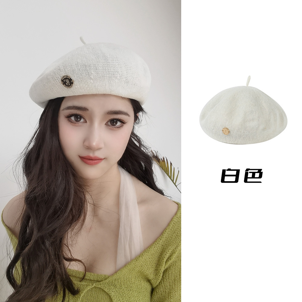 2024 Spring/summer Fashion: Casual Metal Label Linen Knitted