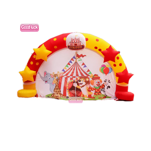 Arco Inflable Publicitario Navideño con Diseño <span class=keywords><strong>de</strong></span> Payaso <span class=keywords><strong>de</strong></span> Circo, Decoración Festiva para Entrada <span class=keywords><strong>de</strong></span> Eventos y Celebraciones - Product Image 4