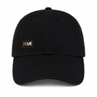 Casquette de baseball sportive unisexe en coton lavé avec étiquette tissée personnalisée motif léopard, 6 panneaux, visière souple et incurvée, style Dad Hat, pour hommes et femmes, décontractée, pour l'extérieur