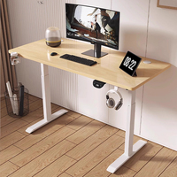 Table de bureau moderne à hauteur réglable Cadre de bureau électrique à hauteur réglable et double moteur pour meubles de bureau à domicile