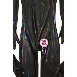 <span class=keywords><strong>Tenue</strong></span> de scène pour <span class=keywords><strong>homme</strong></span> Discothèque DS Combinaison noire en cuir PU magique Costume de prisonnier amusant Jeu de rôle en cuir Costume de prisonnier Cosplay - Product Image 6