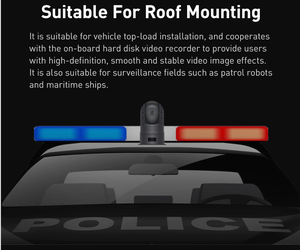 Araç ve Gemi Montajlı Güvenlik Acil Durum Açık Hava <span class=keywords><strong>PTZ</strong></span> Kamerası 20X 30X Zoom ve Kızılötesi Gece Görüşü ile - Product Image 4