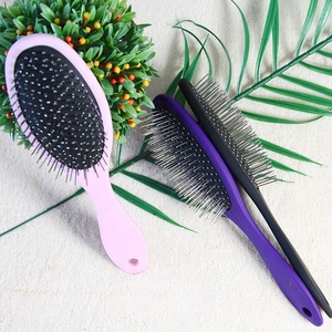 Baoli ODM Peigne <span class=keywords><strong>De</strong></span> <span class=keywords><strong>Chat</strong></span> 17mm Pin spazzola per massaggio nera cuscino d'aria morbido Pet Cat Grooming spazzole Pin Comb - Product Image 4