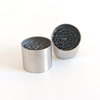 Convertisseur catalytique en stock 50 CPSI Catalyseur en nid d'abeille métallique pour une meilleure efficacité de l'échappement des motos