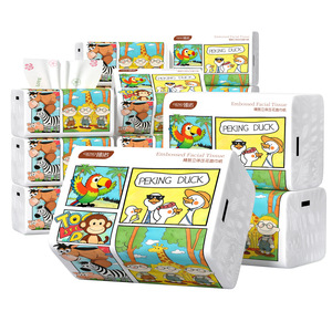 เจนูโอ แอนิมอล พาราไดซ์กระดาษเช็ดหน้า 330 แผ่น กระดาษเช็ดปากแบบหนา 5 ชั้นสำหรับใช้ในบ้าน - Product Image 4