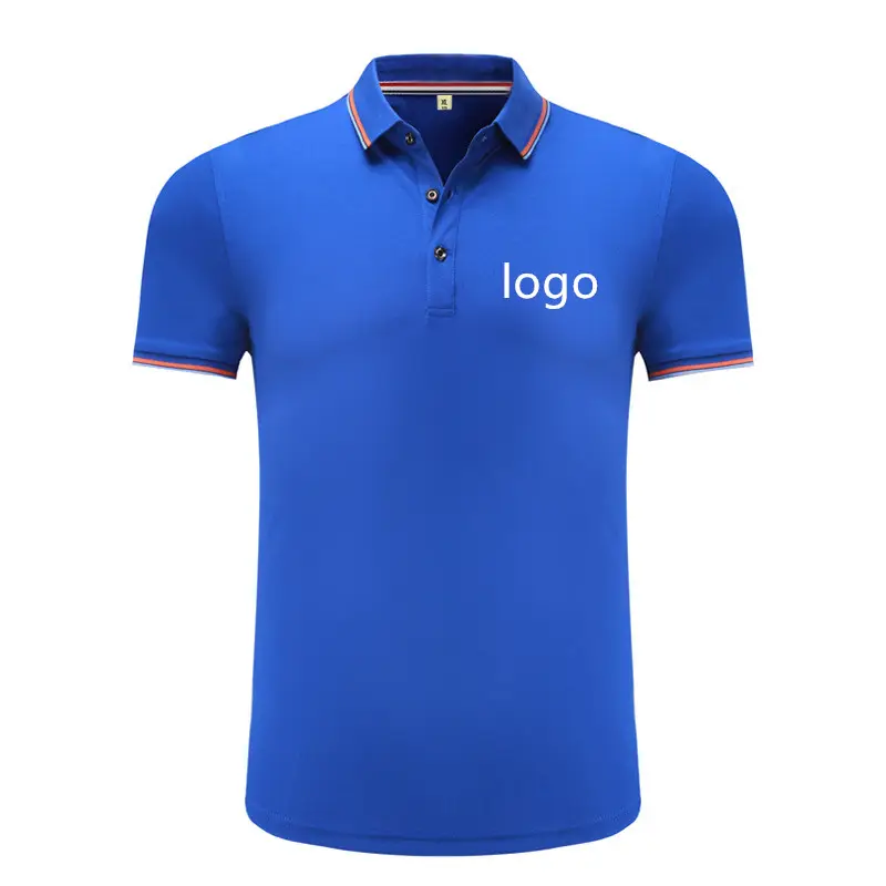 Logo de société personnalisé 100% coton vêtements de travail hommes polo t-shirt