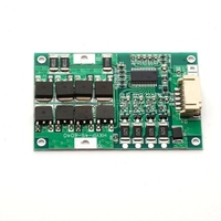 12.8V 4S 32650 LiFePO4 BMS Protection Board 20A Current Limiter Built-in Balance Circuit For 3.2V LFP / 3.7V Li-ion Battery Pack