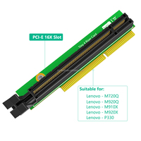 Adaptor Kartu Grafis PCI E, untuk Tiny 4 Tiny 5 Tiny 6 untuk Adaptor Riser Extender PCIE 16X Stabilitas Tinggi, Tanpa Pelat Belakang.