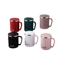 Mug isotherme en acier inoxydable à double paroi de 480 ml, écologique, réutilisable, anti-fuite, portable, avec logo personnalisé