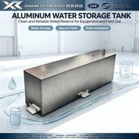 Réservoir de carburant vertical rectangulaire en alliage d'aluminium, fabrication métallique de précision pour utilisation en véhicule d'ingénierie