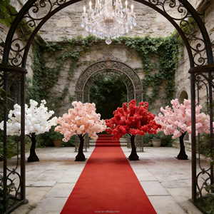 Décoration de maison, hôtel, restaurant, plante artificielle, fleur de cerisier artificielle, arbres de cerisier artificiels - Product Image 6