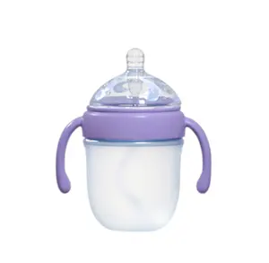 Lovely Convenient Light Silicone Baby Feeding Bottle