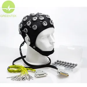 Brainmaster संगत अर्द्ध शुष्क ईईजी समाधान, Gelfree-S3 ईईजी इलेक्ट्रोड टोपी खारा आधारित इलेक्ट्रोड टोपी