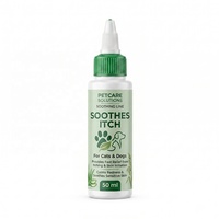 Gouttes anti-démangeaisons pour animaux de compagnie 50ml, liquide apaisant pour la peau des chiens, soulagement des rougeurs pour chats, avene colloïdal, soutien allergique, marque privée