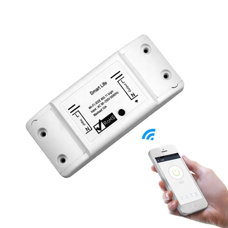 APP รีโมทคอนโทรลไร้สาย WiFi Smart Breaker,สวิตช์ไฟ DIY Smart Home ทำงานกับ Alexa
