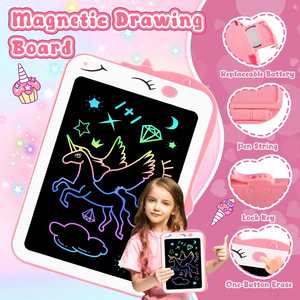 Tablette d'écriture électronique pour enfants 8,5 pouces, tableau de dessin, dinosaure, licorne, tablette d'écriture LCD - Product Image 2