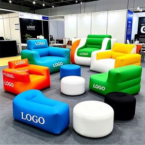 Sofá Inflable Impermeable para Eventos al Aire Libre, Hermético, con Logotipo Personalizado para Ferias Comerciales, Playa y Exposiciones - Product Image 1