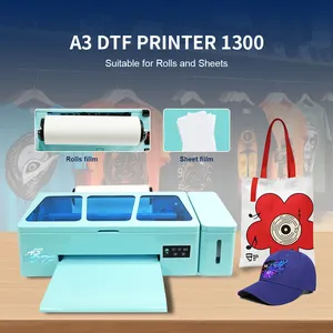 EraSmart Automatic Digital 13 Inch A3 30cm 1390 DTF Printer T Shirt Heat Transfer Printing Machine For Small Business